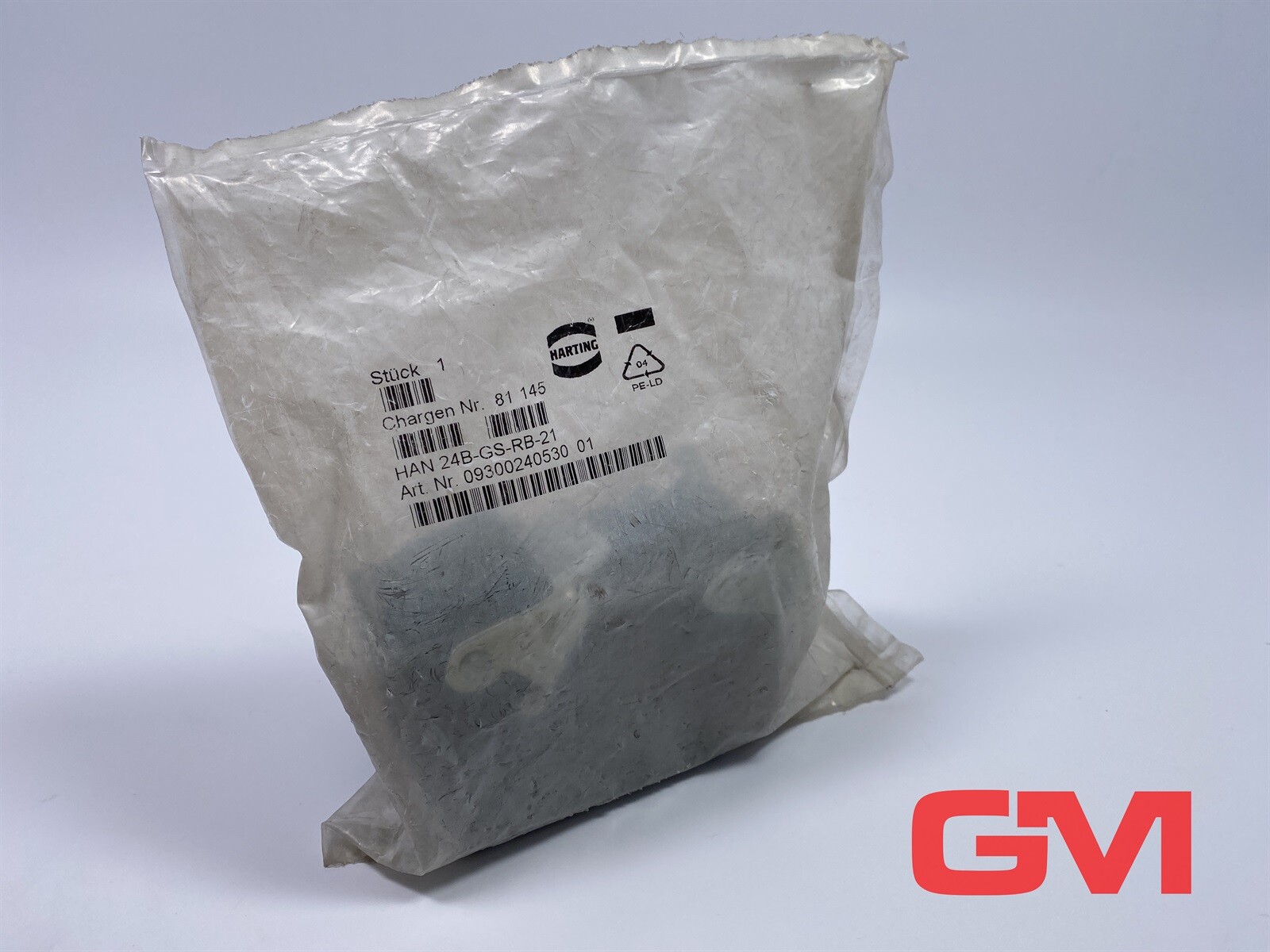 Harting Sleeve Housing 09300240530 Han 24B-gs-QB-21 Housing