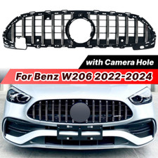 Chrome Front Bumper Grille Grill For Mercedes Benz C-class W206 C300 2022-2024