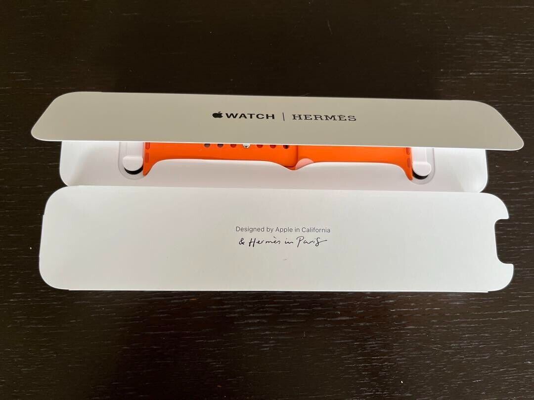 Hermes Apple Watch Orange Sports Band 38mm/40mm/41mm S/M Hermes Apple Watch Orange Sports Band 38mm/40mm/41mm S/M