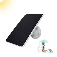 Solar Panel for Bird Feeder Camera Type-C Charger DC Charger Micro USB Charge...