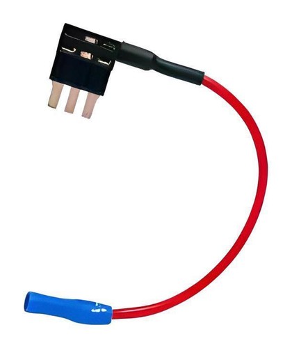 Portafusibili a lama mini da 5 pezzi in linea for auto a prova di spruzzi for fusibili 12V 30A Portafusibili for autoveicoli