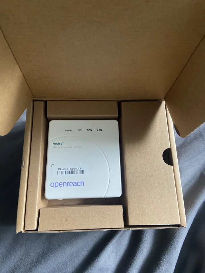 Nokia-ONT G-010G-R Openreach Optical Fibre GPON Terminal BNIB - Image 3 of 3