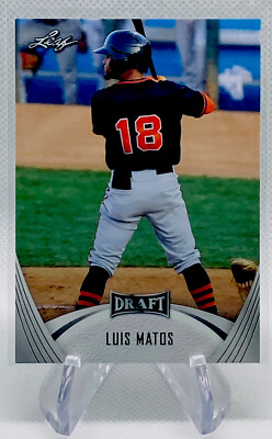 2021 Leaf Draft Luis Matos #08 - Giants/Brewers