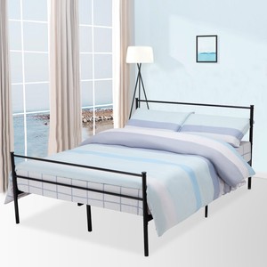 metal bed headboards frame platform legs modern luckytaker