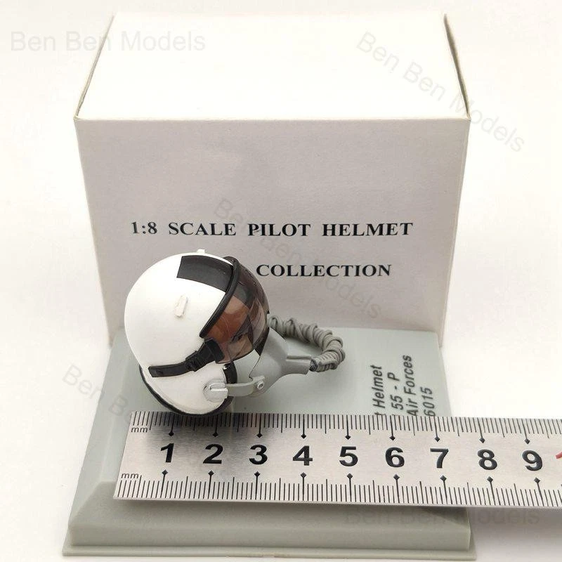 CDC Armour 1:8 Scale Pilot Helmet HGU 55P Various Air Force #6015 Diecast Model - Image 3 of 4