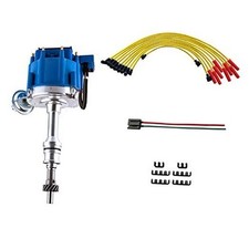 Performance HEI Ignition Distributor w/Cap  Rotor and Spark plug Wire set
