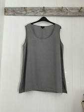 Yoek For Box 2 @ Sahara Linen Tank Vest Super Quality Boxy Arty Design 47? Ch
