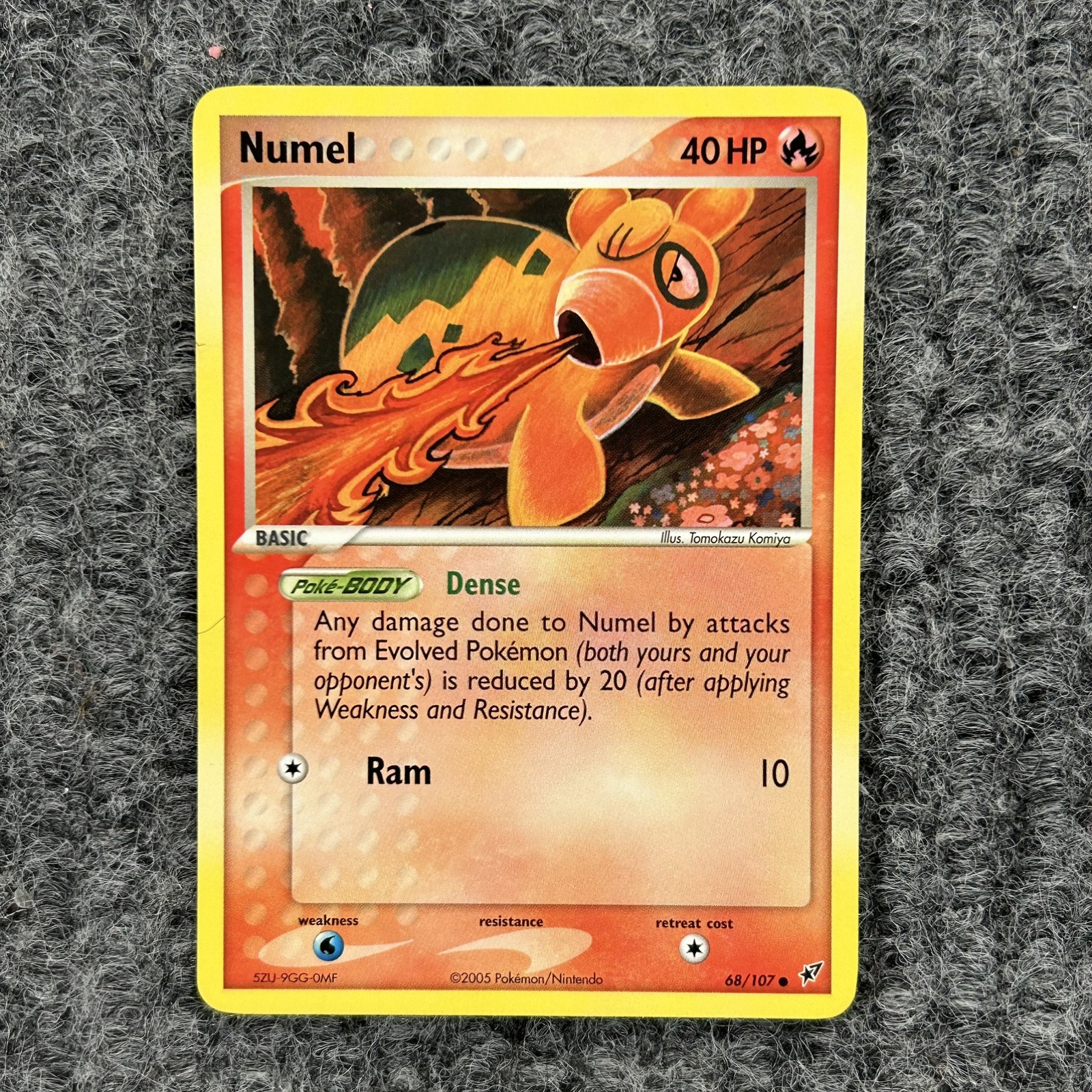Pokemon EX Deoxys Numel 68/107 Common NM