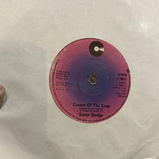 SISTER SLEDGE Cream Of The Crop 7” Single Vinyl Record 1976 Cotillion K10876 Ex
