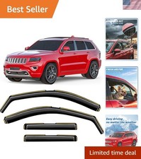 in-Channel Window Rain Guards Fit for Jeep Grand Cherokee 2011-2021 NOT for L...