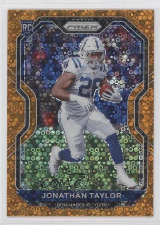 2020 Panini Prizm Rookie Orange Disco Prizm Jonathan Taylor #332 8vj