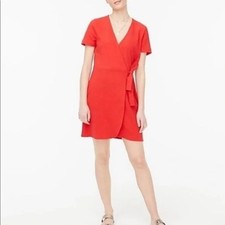 J Crew Textured knit wrap dress
