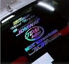 5x Sponsoren Aufkleber Auto Werbung Tuning 90 Farben 20cm