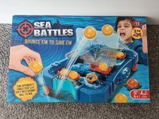 Sea Battles Bounce Em To Sink Em Toy Game. Ages 4+ 