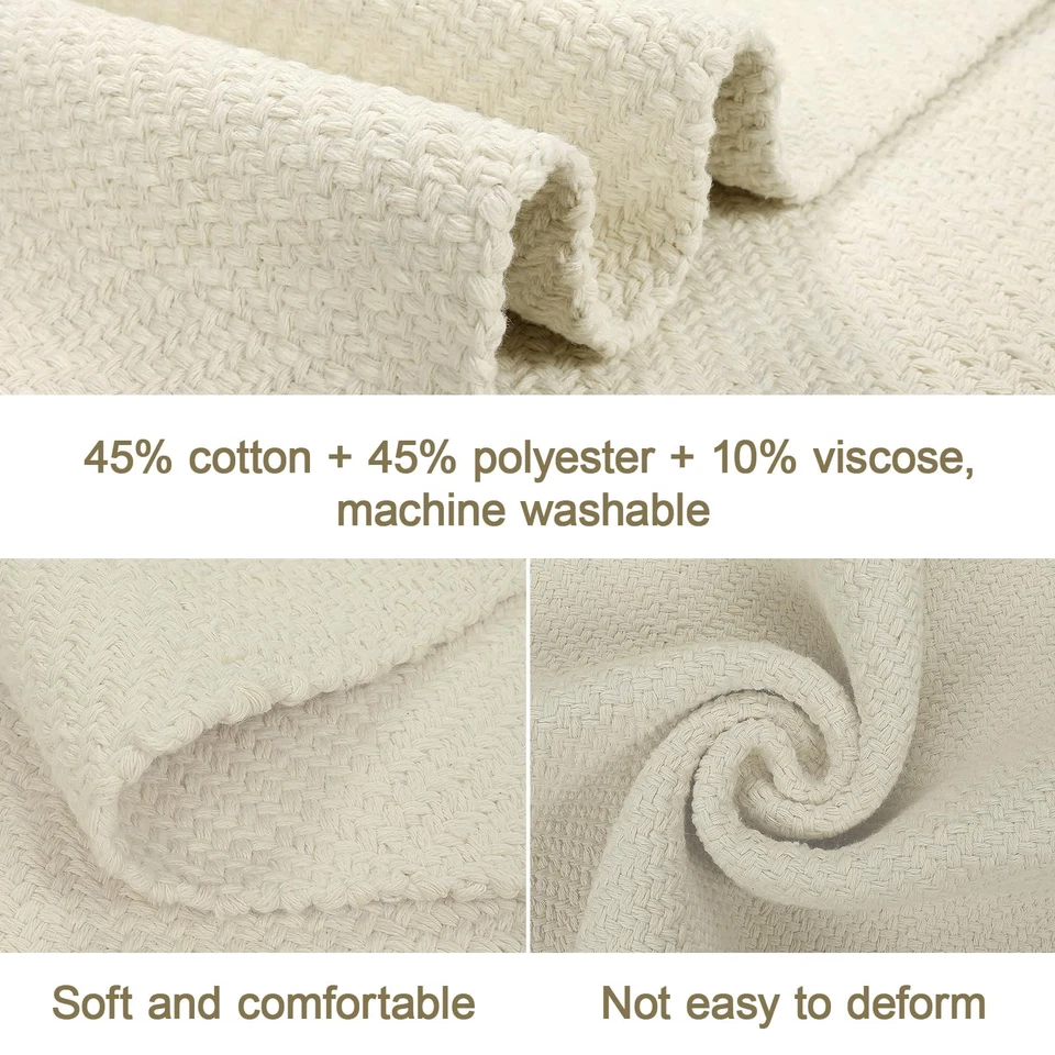 Alfombra de cocina lavable 5' x 8', alfombras de baño blancas, alfombra de salón reversible... Foto 2 de 4