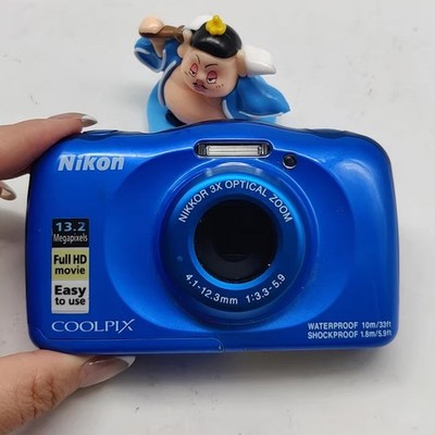 Nikon COOLPIX W100 青 Nikon Coolpix W100 BLUE 13.2MP Water/shockproof WiFI Digital