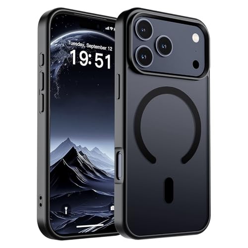 Magnetic for Case (Compatible with MagSafe)(Military Grade iPhone 17 Pro Black - 第 2/8 張圖片