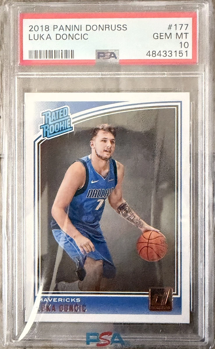 Luka Dončić 10 Graded Basketball Sports Trading Cards