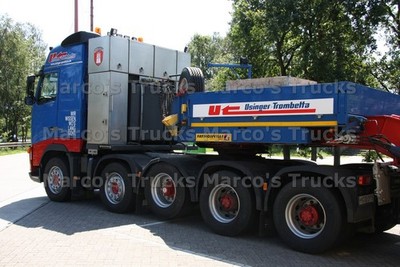 LKW Foto Volvo FH 420 Schwerlast Zugmaschine Deutschland blau Usinger Tro #m5fv
