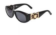 Gianni Versace Sunglasses 1996 Vintage Black MOD 424/M COL 852 Italy