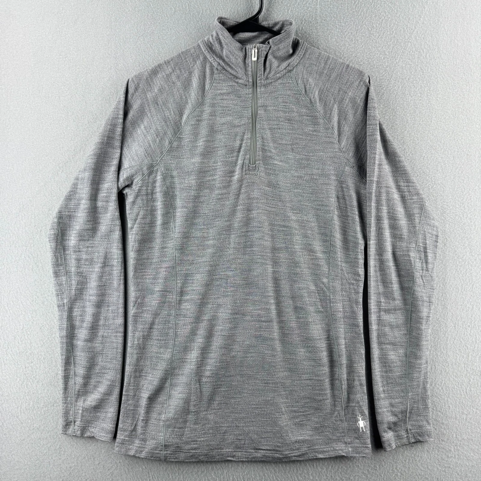 Smartwool Pullover Sweater Womens Medium Gray Merino Wool Baselayer 1/4 Zip
Opens in a new window or