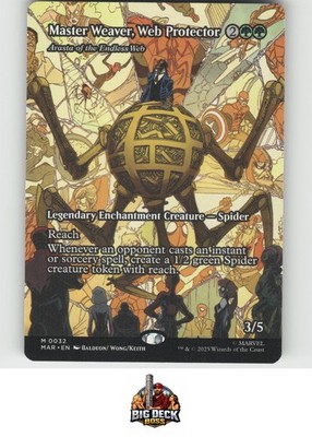MASTER WEAVER, WEB PROTECTOR - ARASTA OF THE ENDLESS WEB MARVEL MTG NM/M