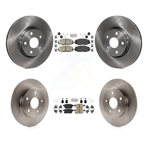 Front Rear Ceramic Pads And Disc Brake Rotors Kit For Toyota Matrix K8A-107206 - Picture 7 of 9