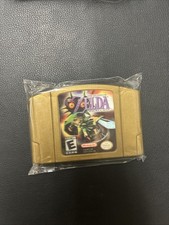 Legend of Zelda Majora’s Mask Nintendo 64 Gold Cartridge Holographic used