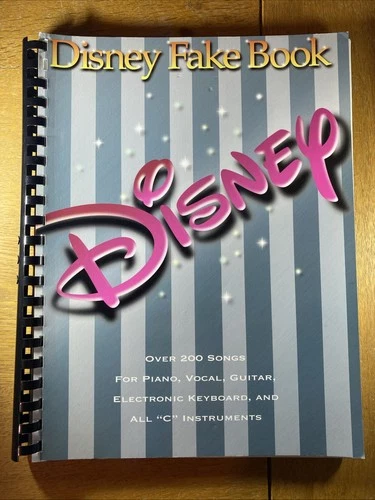 DISNEY FAKE BOOK - 200 SONGS - PIANO VOCAL GUITAR -  PIANO VOCAL GUITAR