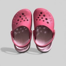 Crocs Slip on Shoes Pink Clogs Toddler size 6C