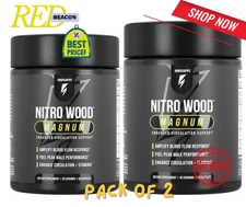 2 packs InnoSupps Nitro Wood Magnum Circulation Support 60 Capsules Exp. 11/2027