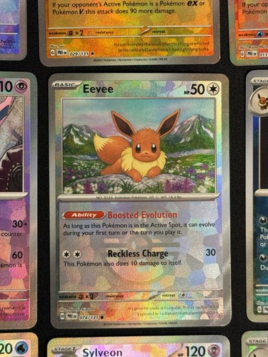 Pokémon Prismatic Evolution - Complete Eeveelution Masterball Holo Set - 9 Cards - Picture 6 of 20