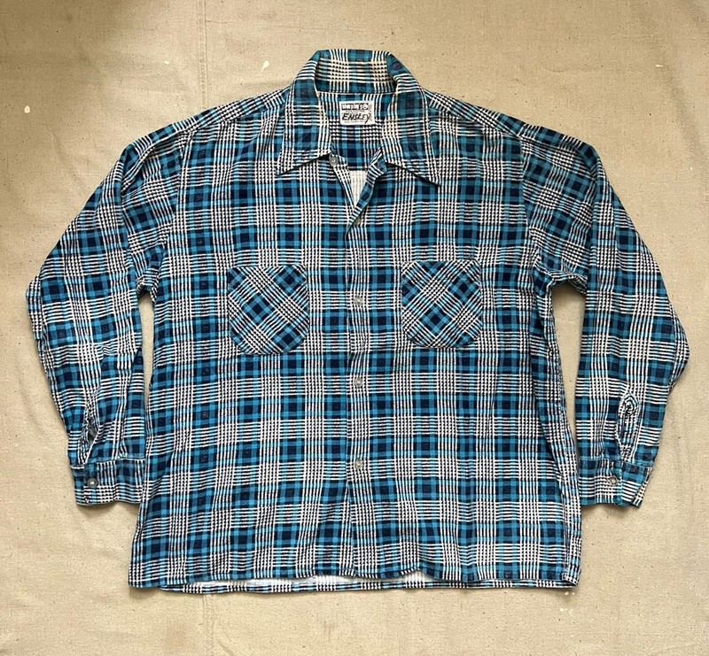 Vintage Murphy’s Flannel Shirt Men's Large printed plaid 100% cotton
