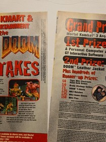 Rare Vintage 1995 Game Players Magazine Lot Mortal Kombat 3 Sega Saturn PlayStat