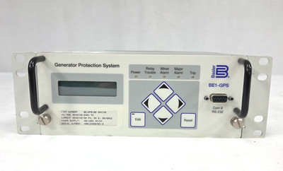 Basler Electric BE1-GPS Generator Protection System Module Relay Panel Equipment