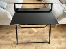 Habitat Compact Folding Office Desk Black VGC