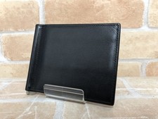 ETTINGER Bifold Wallet Black Red Leather Unisex Used