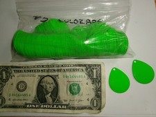 *READ* Lot of  #5 Colorado 1-3/8" Flo Green Spinner Blade Lure - Used*