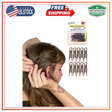Magic Grip Hairpins 10 Pack 2.5 Inch U Pins for Strong Hold Updos Buns