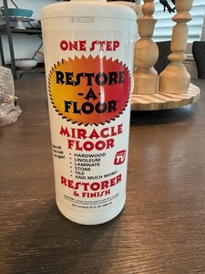 Restore-A-Floor Miracle Floor Restorer & Finish 32 oz One Step Hardwood NEW