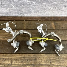 Vintage Dia-Compe Center Pull Caliper Brakes Recessed Bronze Front & Rear Road