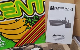 Atari Flashback 4 Anniversary Special Edition Game Console 76 Games & Poster