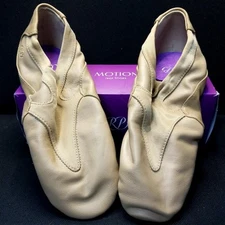 NIOB Russian Pointe Motion Jazz Shoes Tan #144150 Women's Size 12.5