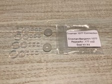 Crosman 1077, Deluxe 2 seal kit X4 with 2 face seals 38-128 phase II III..,,.