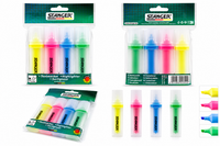 Stanger Textmarker 8 StüCk 2X 4Er Set Gelb Pink Blau GrüN Highlighter