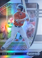 2020 Panini Prizm Draft Picks #PDP50 Evan Carter Silver Prizm