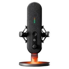 SteelSeries Alias USB Mic for PC 3x Bigger Capsule for Gaming, Streaming an...