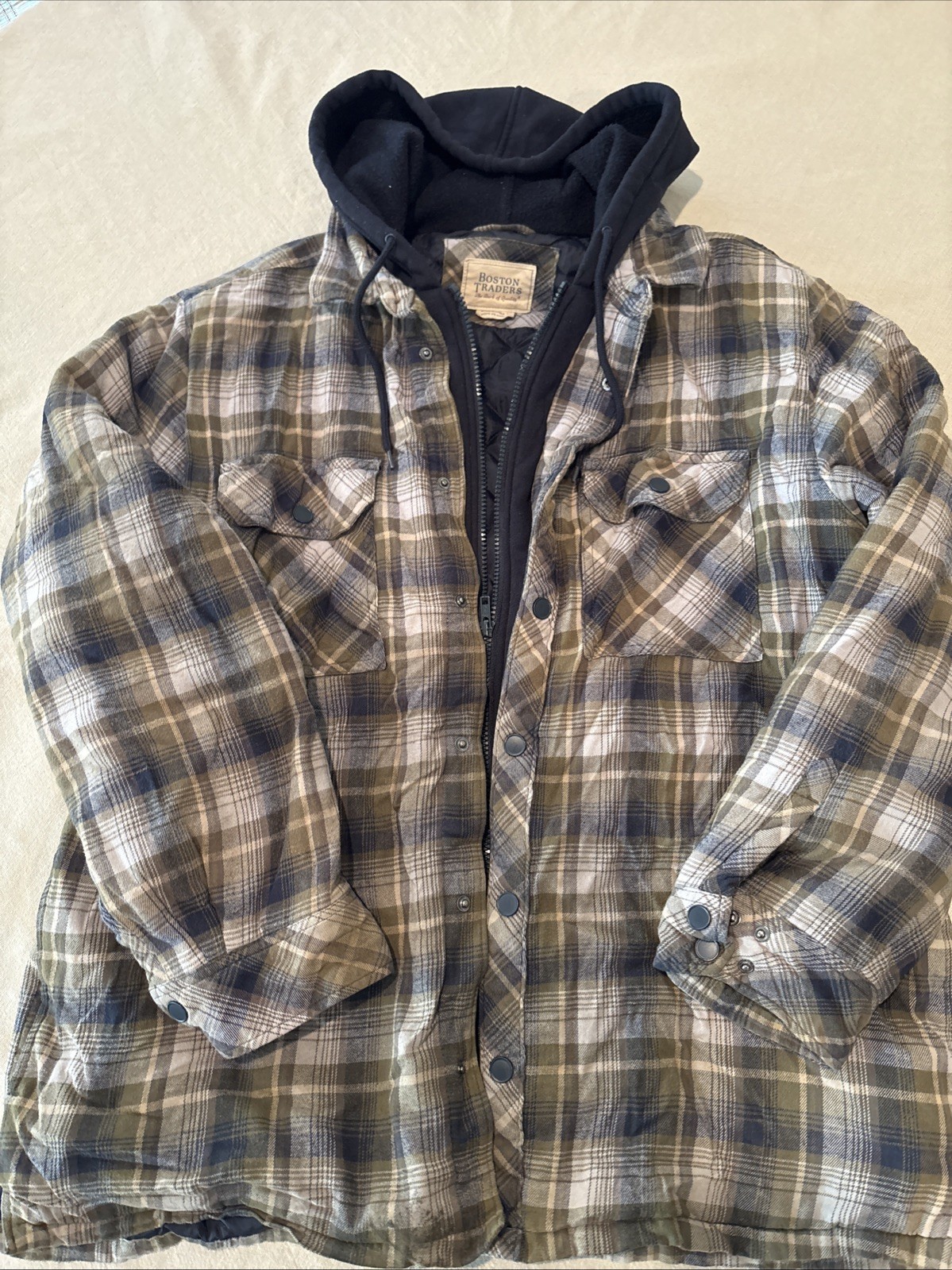 boston traders flannel jacket - image 1