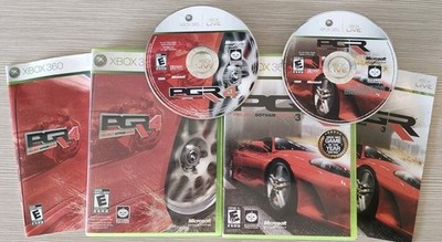 Lot Of 2 PGR Project Gotham Racing For Microsoft Xbox 360: 3 & 4, Complete
