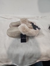 Cuddl Duds Gray Size Large 9-10 Faux Fur Slippers